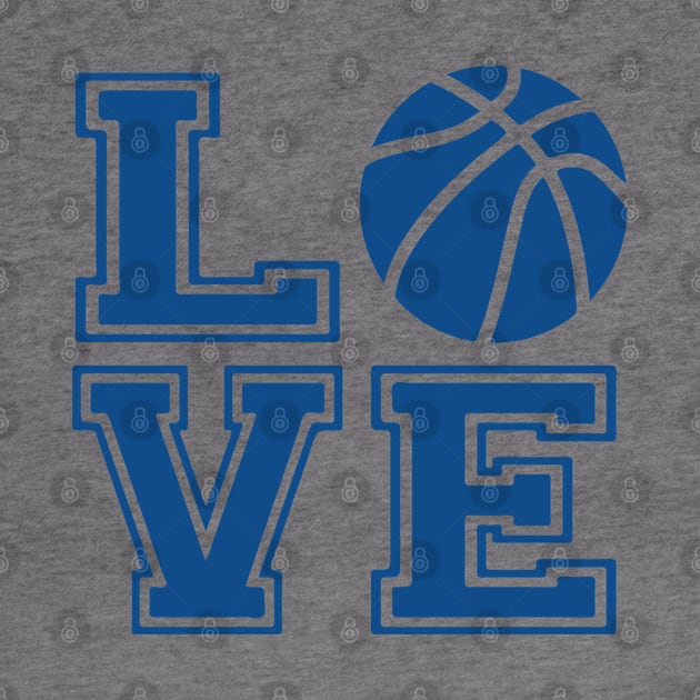 I Love Basketball - Big Letters by Hayden Mango Collective 